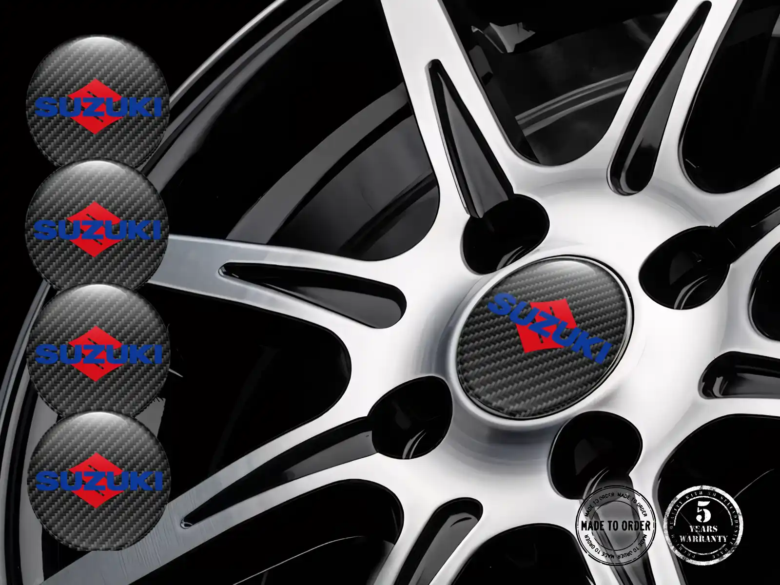 Suzuki Silikonsticker Premium Cosmic Velocity Wave